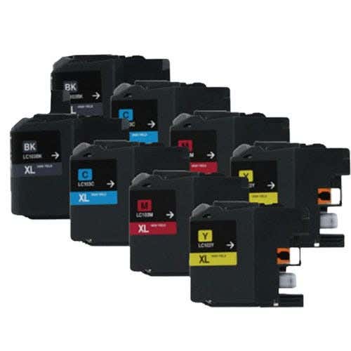 LC103 (Replaces LC101) Compatible High Yield Ink Cartridge 8-Pack